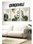 🌿 3’lü Çerçeveli Bitki ve Geometrik Şekilli Modern Tablo Seti – Uv Baskılı, Mdf Zeminli 🟠 CRV1032 23 x 32 5