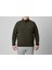 Erkek Polar Fermuarlı Yakalı Sweatshirt Battal Kalıp Geniş Beden 3