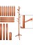 Santkuee Kancalı Ahşap Portmanto, Mont, Giysi, Şapka Için Serbest Ayaklı Portmanto Askı Standı, Yatak Odasında, Kahverengi (Yurt Dışından) 5