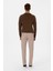 Erkek Koyu Bej Pantolon (Kanvas-Chino) 50308762-VR088 4