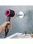 Santkuee Saç Kurutma Makinesi Için Askı Duvara Montaj Tutucu Banyo Metal Aksesuarları Asılı Raf Raf Taşınabilir Depolama-B (Yurt Dışından) 4