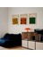 (Çerçevesiz) Bauhaus 3'lü Çerçevesiz Poster Seti, Modern Dekoratif Poster Seti 3