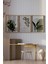 🌿 3’lü Çerçeveli Minimal Yüz ve Yaprak Temalı Tablo Seti – Uv Baskılı, Ahşap Çerçeveli 🌿 CRV1030 23 x 32 2