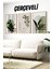 🌿 3’lü Çerçeveli Minimal Yüz ve Yaprak Temalı Tablo Seti – Uv Baskılı, Ahşap Çerçeveli 🌿 CRV1030 23 x 32 5