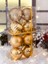 Yılbaşı Çam Ağacı Süsü Gold Altın Top Süs 8 cm 8 Li Paket Cici Top 2
