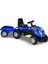 Micromax Römorklu Akülü Mavi Traktör 1