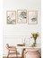 🖼️ Lotus ve Japon Balığı Temalı 3'lü Uv Baskı Tablo Seti (Çerçevesiz) CRVS1042 13 x 17 4