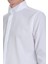 Beyaz Comfort Fit Ata Yaka 100% Pamuk Uzun Kollu Damatlık Gömlek 6