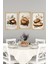 🍞 Rustik Ekmek Temalı 3’lü Mutfak Tablo Seti (Çerçevesiz) – 3 Farklı Ebat Seçeneğiyle CRVS1052 13 x 17 5