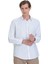 Beyaz Klasik Fit Slim Yaka Pamuklu Uzun Kollu Gömlek 1