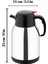 1.5 Litre Çift Katmanlı Paslanmaz Çelik Termos Isıyı Uzun Süre Korumalı Termos 2