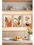 🌿 Toprak Tonlarında Vazo ve Yaprak Temalı 3’lü Çerçevesiz Tablo Seti - Çerçevesiz Mdf CRVS1059 13 x 17 1