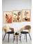 🌿 Toprak Tonlarında Vazo ve Yaprak Temalı 3’lü Çerçevesiz Tablo Seti - Çerçevesiz Mdf CRVS1059 13 x 17 3