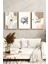 🖼️ Hat Yazılı Modern 3'lü Çerçeveli Tablo Seti🖼️ CRV1088 23 x 32 5