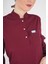 Bordo Renk Sakura Model Tesettür Doktor Hemşire Scrubs Üniforma Takımı 6