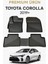 Toyota Corolla 2019+ Uyumlu 3D Oto Paspas Premium 1