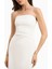 Becasue Of Alice Strapless Ruched Midaxi Dress Büzgü Detaylı Straplez Midaxi Elbise 5