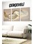 🖼️ 3'lü Çerçeveli Tablolar - Modern ve Estetik Dokunuş🖼️ CRV1097 23 x 32 1