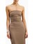 Becasue Of Alice Strapless Ruched Midaxi Dress Büzgü Detaylı Straplez Midaxi Elbise 5