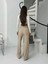 Fitilli Şardonlu Pantolon Bej A4058 4