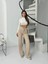 Fitilli Şardonlu Pantolon Bej A4058 5