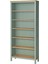 Hemnes Kitaplık Gri Yeşil Açık Kahverengi 90 x 197 Cm 1