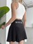 Kemerli Pikseli Şort Etek 9