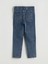 Lcwaıkıkı Classic Indigo Beli Lastikli Slim Mom Kadın Jean Pantolon 4