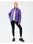 W Essential Outerwear Padded Jacket Kadın Mor Mont S231240-0277 5