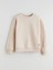 Lcw Kids Bej Bisiklet Yaka Kız Çocuk Sweatshirt 2'li 2