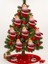 12CM Neşeli Noel Babalar – 5’li Ağaç Süsü Seti-Ho Ho Ho! Noel Baba Takımı 5 Adet 3