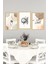 🌙 Minimal Arapça Hat Yazılı 3’lü Modern Çerçeve Görünümlü Tablo Seti 🌟 CRVS1088 13 x 17 5