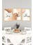 🌿 Sabır – Şükür – Tevekkül Yazılı 3’lü Çerçeve Görünümlü Tablo Seti 🌟 CRVS1083 13 x 17 5