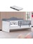 Karyola, Flower Montessori Karyola - Antrasit + 1 Adet Comfort Yatak 1