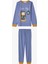 Erkek Çocuk Let's Play Oyun Desenli Pamuklu Uzun Kollu 2'li Pijama Takımı 17