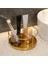 Santkuee Altın Metal Makyaj Organizatör Raf Depolama Sepeti Yuvarlak Tel Vanity Organizatör Raf Dresser Banyo Için 21X9.5 cm (Yurt Dışından) 3