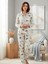 Kadın Pijama Takımı 51619 - Desenli 1