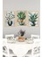 🌿 Çerçeve Görünümlü 3’lü Bitki Temalı Tablo Seti🌟 CRVS1112 13 x 17 5