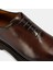 Erkek Kahve Bağcıklı Deri Klasik Ayakkabı 6