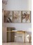 🌸 Bej Çiçek Temalı 3’lü Çerçeveli Tablo Seti – Modern Dekoratif Şıklık 🌸 CRV1122 23 x 32 2
