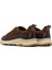Erkek Kahverengi Kalın Tabanlı Deri Casual Sneaker 25WFD630514 5