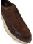 Erkek Kahverengi Kalın Tabanlı Deri Casual Sneaker 25WFD630514 9