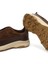 Erkek Kahverengi Kalın Tabanlı Deri Casual Sneaker 25WFD630514 10