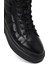 Erkek Siyah Bağcıklı Fermuarlı Kalın Tabanlı Deri Spor Bot 25WFD633318 9
