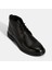 Erkek Siyah Bağcıklı Deri Bot 4