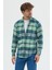 Erkek Kalın Flanel Oduncu Gömlek - Geniş Kareli, Cepsiz, Kışlık Uzun Kollu Overshirt 5