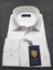 Classic Beyaz Desenli Erkek Gömlek Likralı Bol Kesim Yapısıyla AC0710716-01 1