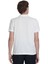 Beyaz Regular Fit Apaş Yaka Pamuklu Tişört 5