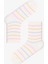 Çok Renkli Kız Çocuk Heart Stripe Unicorn 4lü Soket Çorap 4