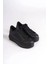 Bıana Bağcıklı Ortopedik Taban Kadın Sneaker Spor Ayakkabı St - Siyah 4